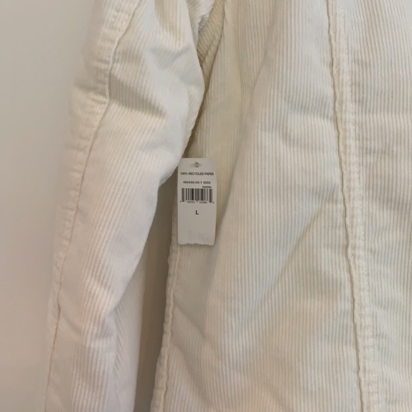 Gap Factory cream corduroy sheepskin jacket - Picture 7 of 8